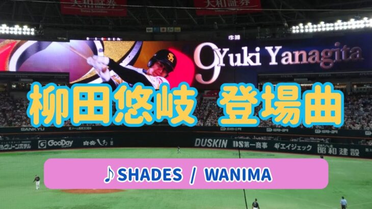 【柳田悠岐】2023年登場曲 ♪SHADES / WANIMA♪ 2023.06.23