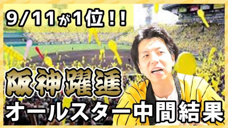 【オールスター中間発表】9選手が1位！今年のオールスターはどうなるのか！？