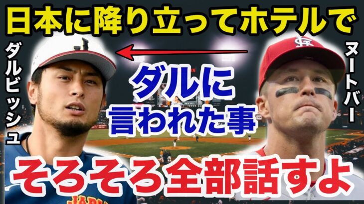 【侍ジャパン】ヌートバーが明かすダルビッシュの表では見せない本当の姿に驚きを隠せない【プロ野球】