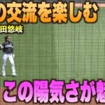 交流戦ならではの組み合わせが尊い…カープ選手にお茶目に挨拶をする柳田悠岐と近藤健介！#広島#カープ#福岡#ソフトバンク#ホークス#秋山翔吾#森下暢仁