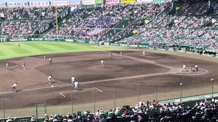 #第104回全国高校野球大会#仙台育英#明秀日立#スクイズ成功#甲子園