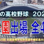 【高校野球】夏の甲子園 2023 出場49校（第105回全国高等学校野球選手権大会） 【空から見る】