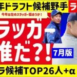 【保存版】2023ドラフト候補スラッガー&野手ランキング【中日ドラゴンズ】2023年ドラフト候補　スラッガー 注目選手