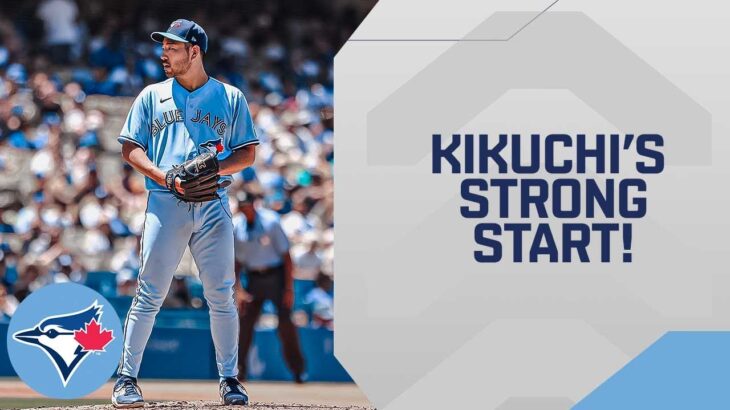 Yusei Kikuchi throws six innings of one-run ball against the Dodgers!