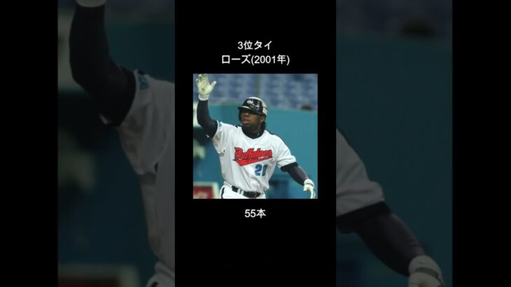 プロ野球シーズンホームラン数ランキング #shorts