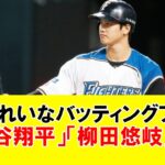 三大きれいなバッティングフォーム「大谷翔平」「柳田悠岐」