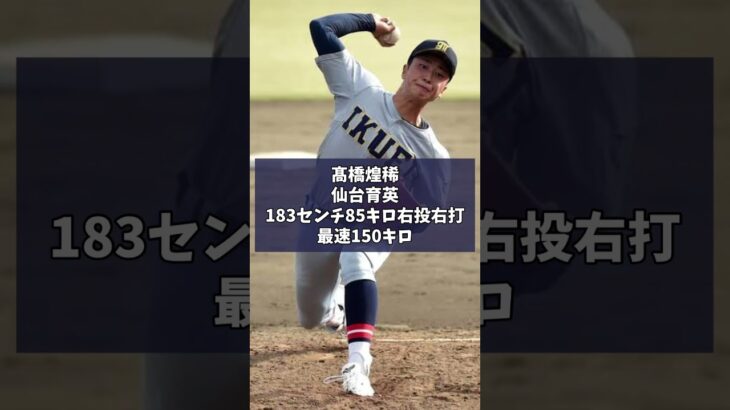 夏の甲子園注目投手ランキング #高校野球 #甲子園 #仙台育英#専大松戸#星稜