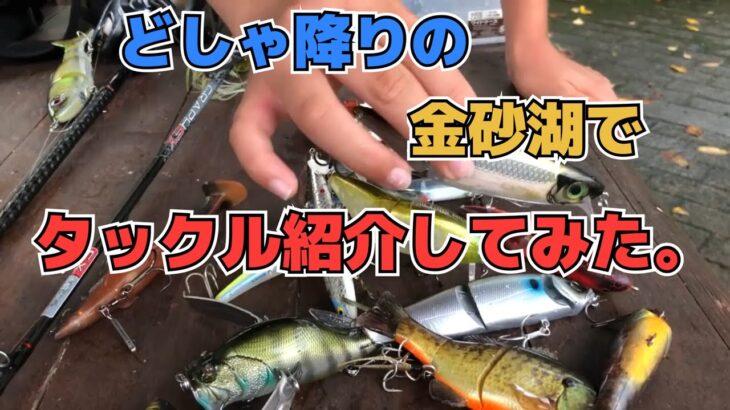 【バス釣り】雷にビビリながらのタックル紹介！！ADUSTA Crawler Bait 【ZACRAWL YAJIROBEE】〜 アメリカンルアーまで