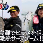 鹿島灘でヒラメを狙え！激熱サーフゲーム！！