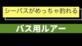 実はシーバスがバス用ルアーでめちゃくちゃ釣れるって知ってた？#ワンテン#メガバス#エバーグリーン