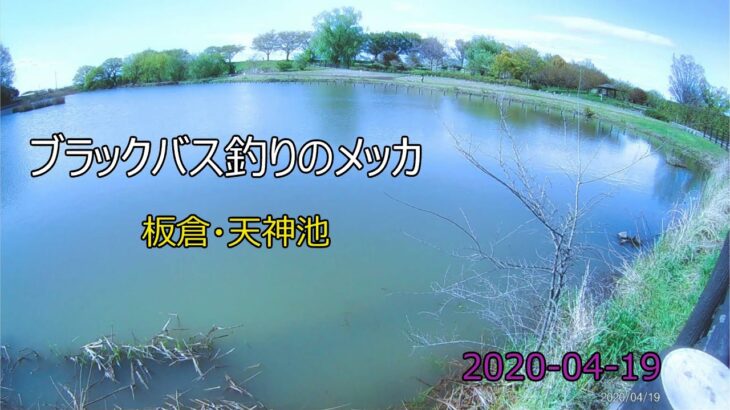 【釣場お散歩】#7, ブラックバス釣りのメッカ・天神池公園（群馬県板倉町）2020年 4月 19日 [Fishing ground walk] black bass fishing