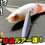 これが噂の独創的すぎる激レア珍品バス釣りルアー達をいじってみたら酒が飲めるレベル！