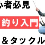 【初心者必見】バス釣り入門　装備＆タックル編