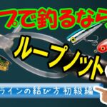 【ヒロ内藤流バス釣り】ループノットでルアーの動きにキレを出す！初めてでも簡単！４ステップ◆ラインの結び方！【バス釣り101 初心者】