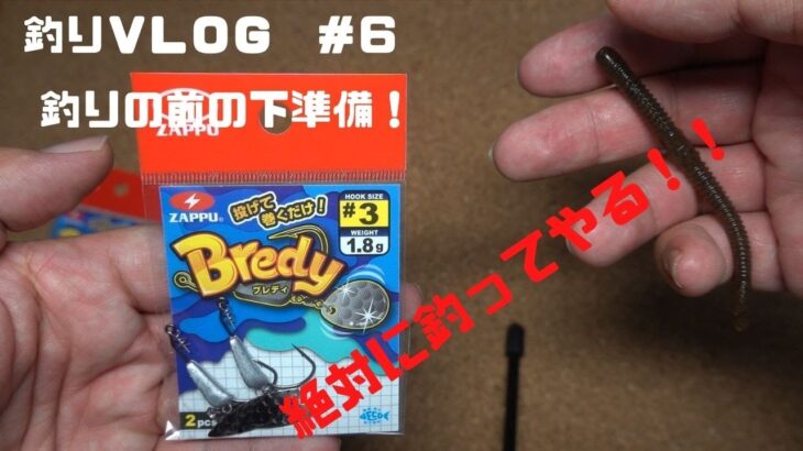 バス釣り！Bredyを準備！これで初心者でも絶対にブラックバスが釣れるはず！【釣りログ#6】