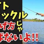 【バス釣り🎣】ベイトタックルで遠投するコツを徹底解説！