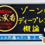 【ヒロ内藤流バス釣り】ルアー塾③「ゾーン②ディープレンジ概論」感覚を身に付けるためのディープゾーンスタイル【バス釣り101初心者】