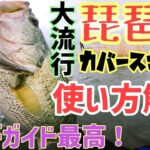 【琵琶湖バス釣り】カバースキャットの使い方を解説中にブリブリバスがヒット！琵琶湖南湖おかっぱりとなすびガイドサービスにてバスボートで狙う琵琶湖のブラックバス！早春の琵琶湖バスをクランキングとスイムジグ