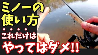 【バス釣り】ミノーの釣れない使い方・動かし方、してませんか？