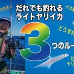 【ヤリイカ釣り】茨城のライトヤリイカ３つのルールと基本釣法
◉解説/イカ先生・富所潤