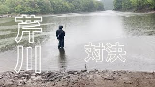 ベイトタックル1本縛り【おかっぱり対決】 大分県  芹川ダム  バス釣り