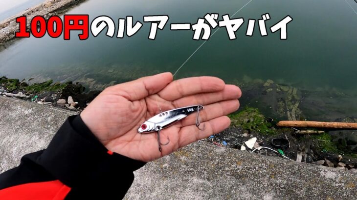 ダイソーメタルバイブ釣れすぎワロタｗ