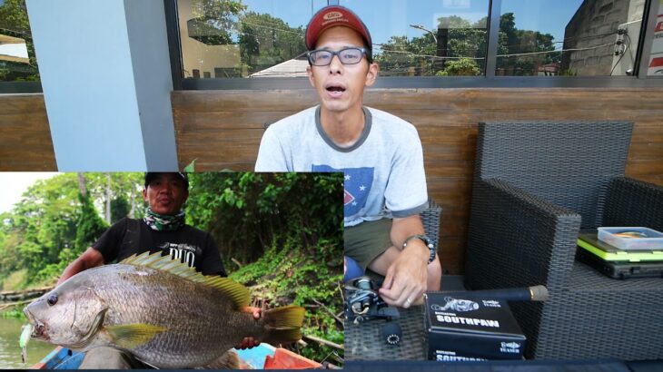 初めてのベイトタックルでパプアンブラックバス狙います！This is my first bait casting tackles for Papuan black bass in the Philip