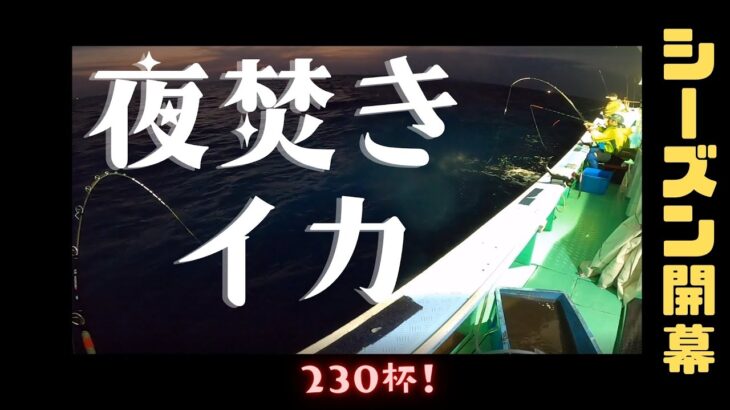 【夜焚イカ】シーズン開幕！ in玄界灘