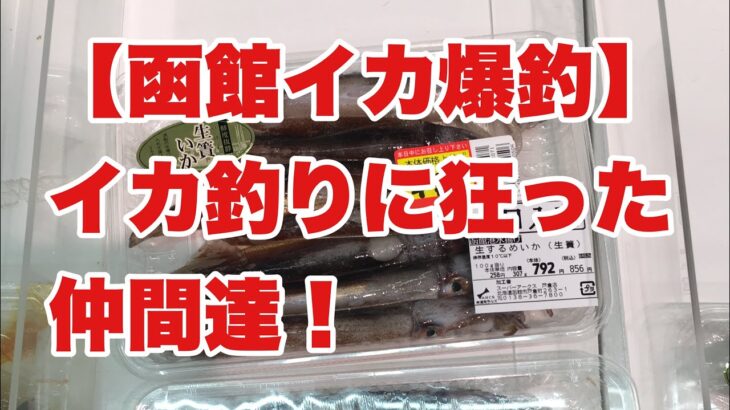 【函館　爆釣イカ釣り】イカ釣りに狂った仲間達　その壱