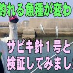 【サビキ釣り】サビキ針１号と８号を検証してきました☺【釣り初心者】