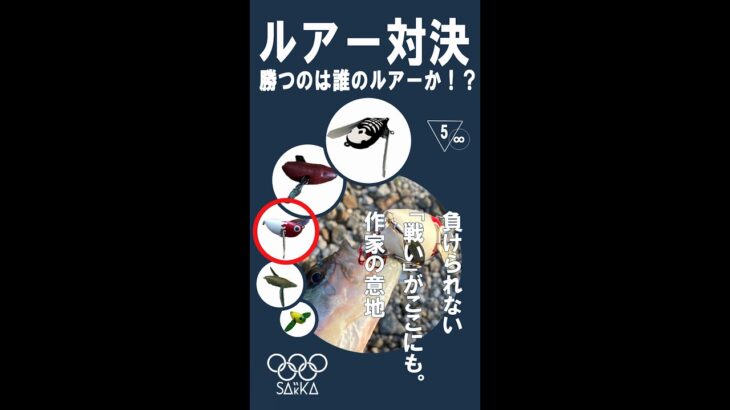 【バス釣り対決】リペイントルアーでBASSを釣り上げられるか！？　ルアリンピック開催ｗ　ムッチリハッパ：焼きどんぐり編　ZAｋKA　実釣対決編#Shorts