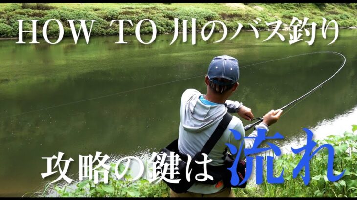 【バス釣り】攻略の鍵は流れ。HOWTO 川のバス釣り編 / 秦拓馬