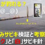 【サビキ針の色】ぶっこみサビキ釣りはピンクサビキ針と白（ハゲ皮）サビキ針、どっちが釣れるか検証