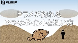 【初心者向け】サーフでヒラメが釣れる３つのポイントと狙い方