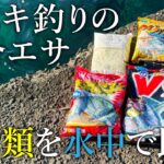 アジのサビキ釣りコマセ［冷凍アミエビ＋配合エサ］混ぜるならどれがよい？拡散の様子を水中で比較しました【使い分けも解説】