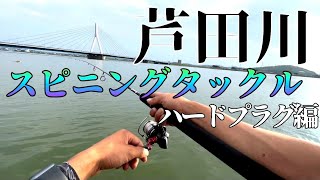 【バス釣り入門】第3弾　芦田川でスピニングタックルハードプラグ編　@プチ鳶　広島県福山市　夏のリバーフィッシング