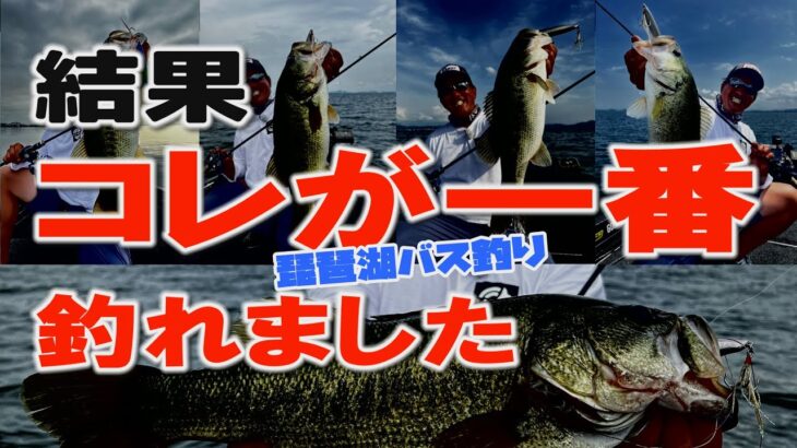 結果、コレが一番釣れました【琵琶湖バス釣り】