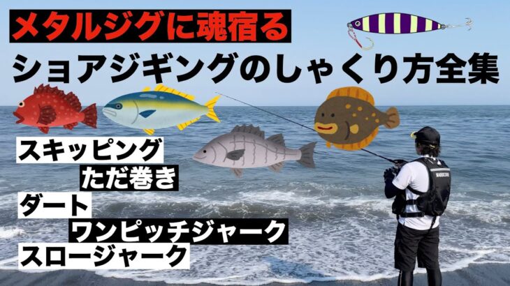 初心者必見！なんでも釣れるショアジギングのしゃくり方