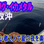 【オモリグ・イカメタル】初心者二人で鳥取沖に白イカ釣りに行ってきました（前編）