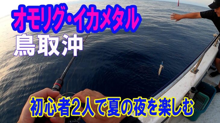 【オモリグ・イカメタル】初心者二人で鳥取沖に白イカ釣りに行ってきました（前編）