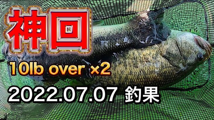 【バス釣り】怪物x2 生き餌でしか釣れないやばい奴がいる！「ブラックバス」「琵琶湖」