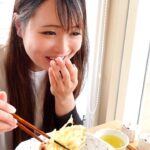 琵琶湖でバス釣りして女子とうどんをすする動画