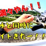 「夏休みバス釣り」減水ため池攻略がめっちゃ面白い！！