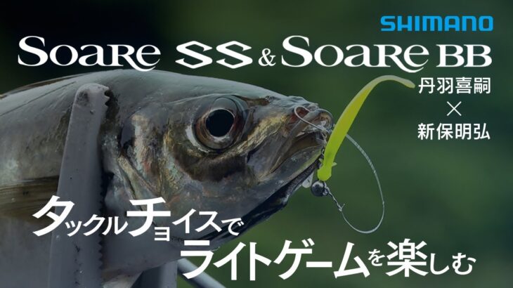 【シマノ22AWソアレ新製品】SoareSS＆SoareBB　丹羽喜嗣ｘ新保明弘　タックルチョイスでライトゲームを楽しむ