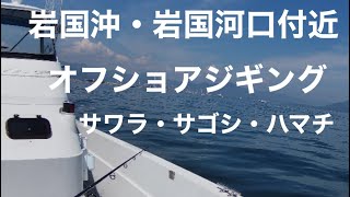 岩国沖・岩国河口付近でオフショアジギング　ブレードジグでハマチ・サワラ釣り　2022年10月2日