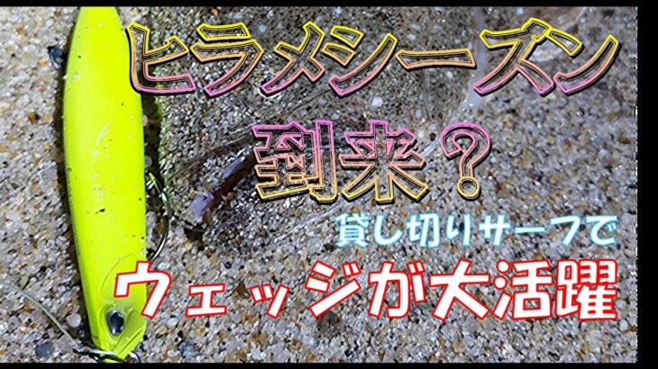 【秋のヒラメシーズン】１０月上旬　DUOのウェッジでヒラメを狙う！