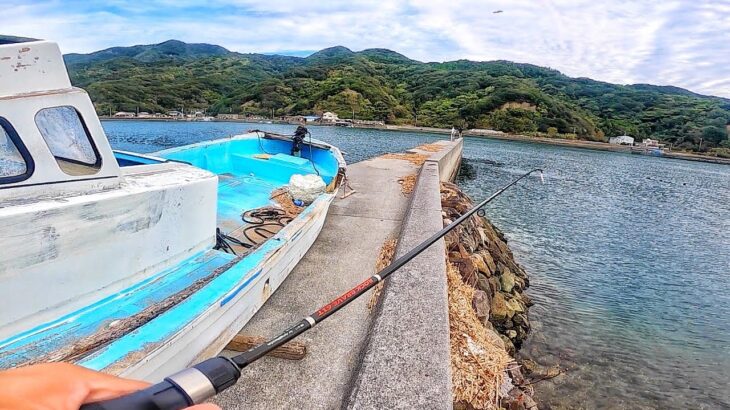 船が乗り上げた堤防はあの魚が無限に繁殖…アジングロッドが大曲がり【釣りキャンプ】