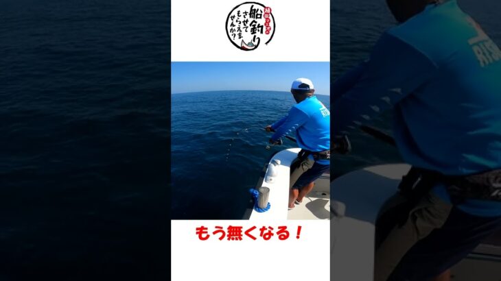 100kgクラスのマグロが掛かると… #shorts