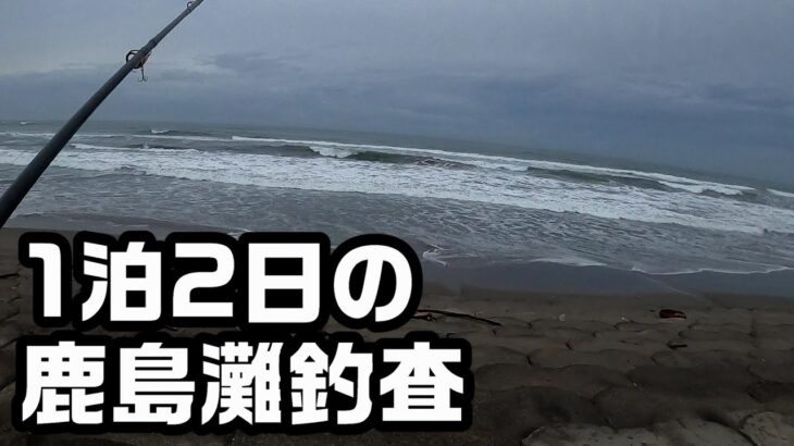 1泊2日の鹿島灘サーフ釣査