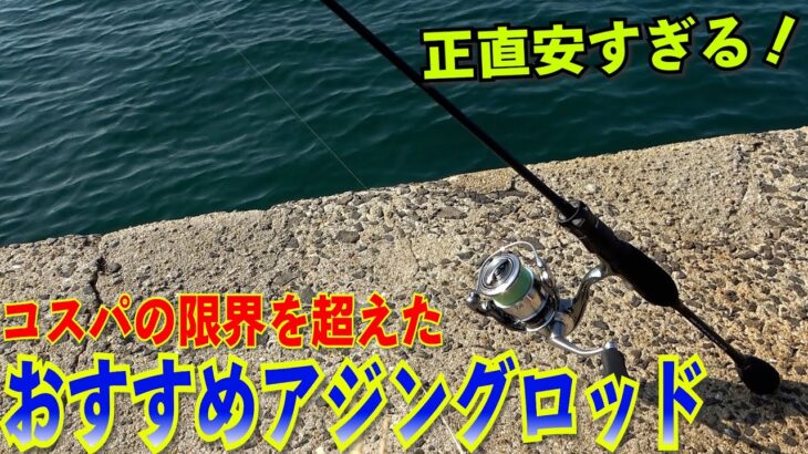 急げ！超コスパ最強アジングロッド！1万代ではありえない性能！3万以上と言われても納得なおすすめアジングロッドがありました